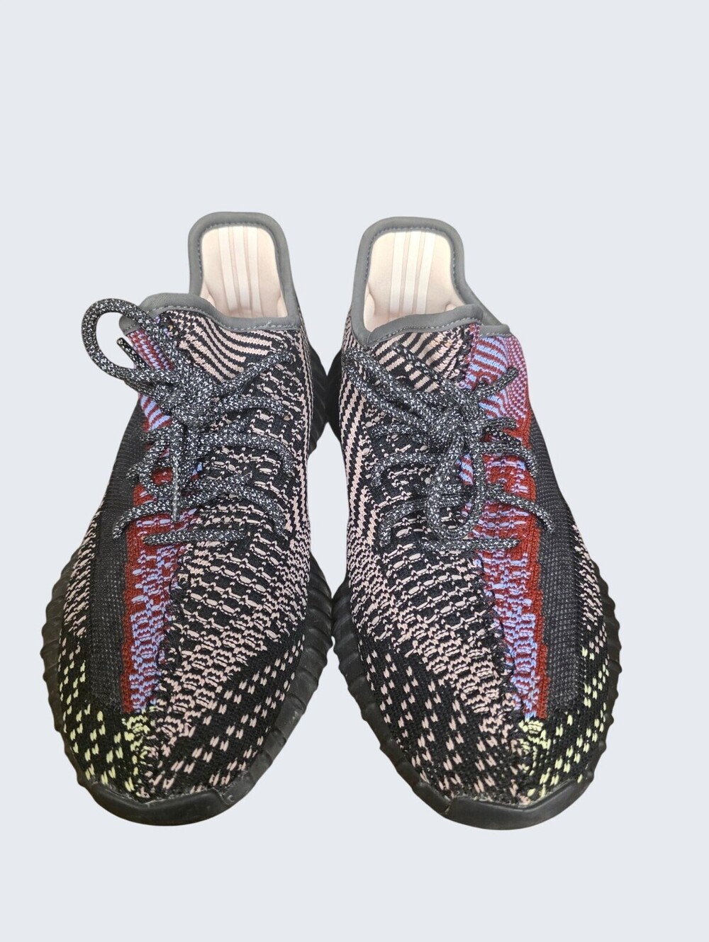 Adidas Yeezy Boost 350 V2 Multicolor Knit Sneakers Size 8.5 Mens
